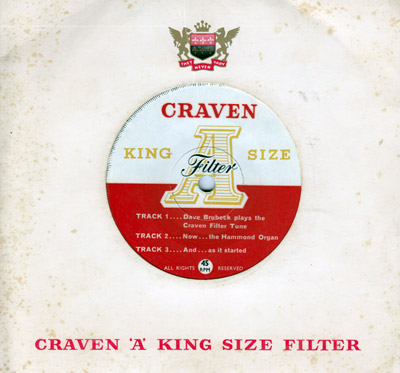 The Craven A Theme (45rpm)  - 45 rpm 